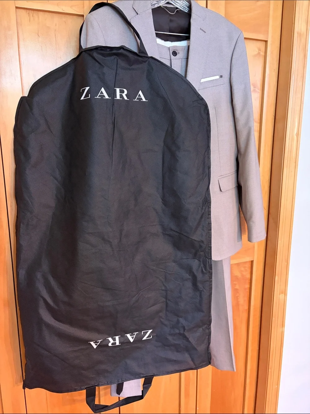 Zara Taupe Men's Two-Piece Suit